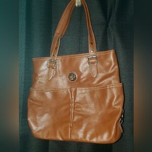 Relic Tan Shoulder Handbag Vegan Faux leather